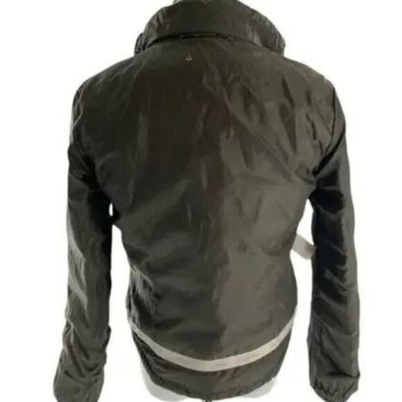 Calvin Klein Women's Olive Green Front & Side Zip Down Jacket Size Small - Picture 4 of 10